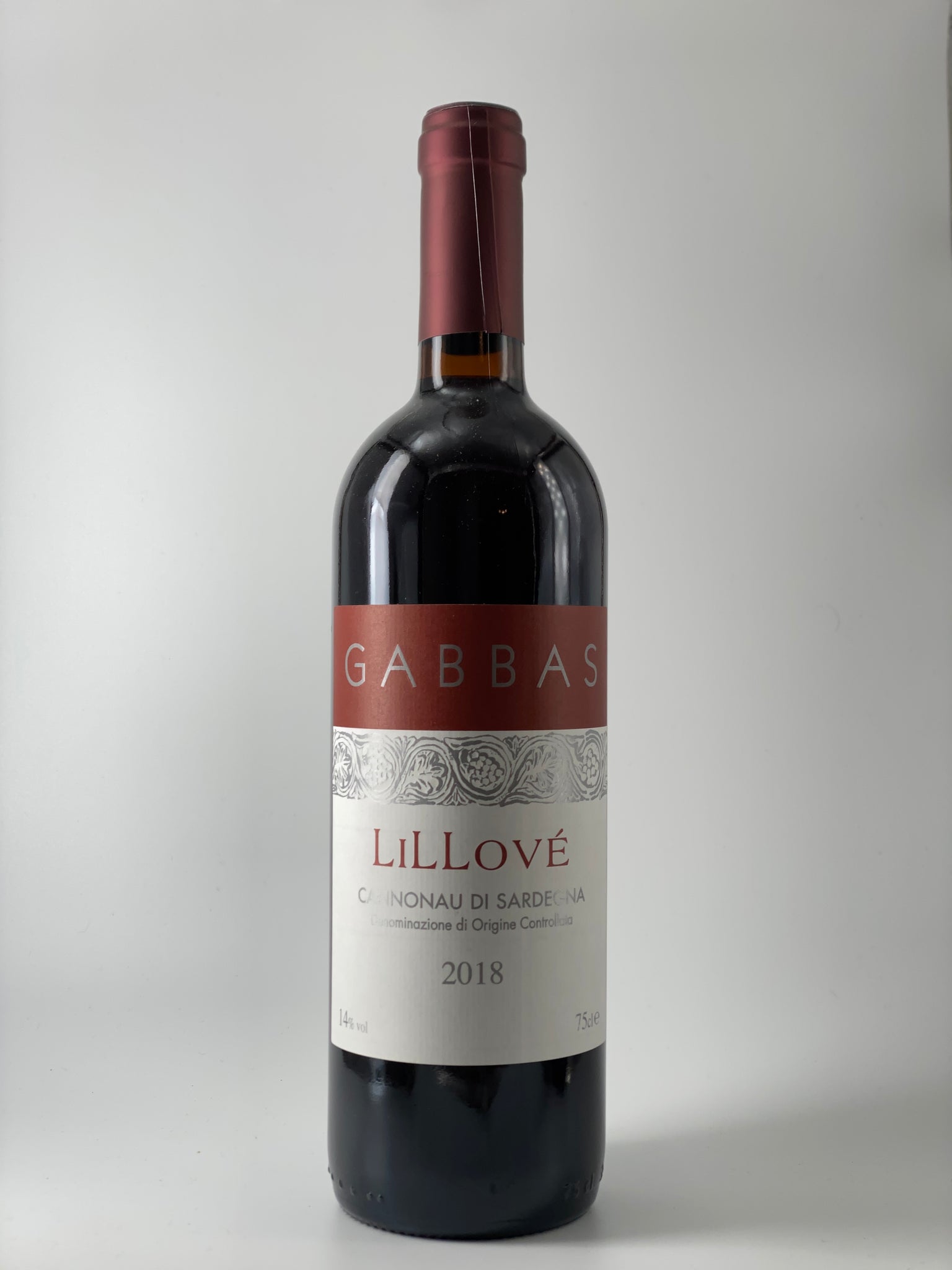 Cannonau Di Sardegna, Gabbas Lillove